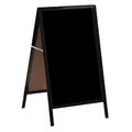 Aarco Aarco Products AA-11 A-Frame Sidewalk Black Markerboard - Aluminum AA-11